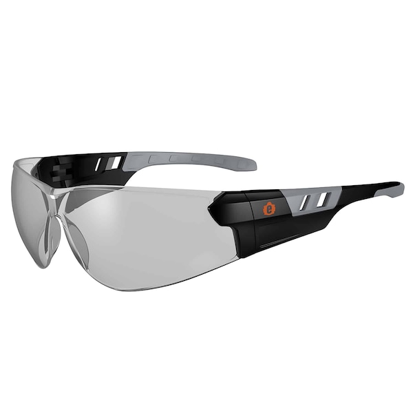 Ergodyne SAGA, Safety Glasses, Anti-Fog, Indoor/Outdoor Lens, Matte Black Frame, Frameless SAGA-AF - main